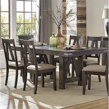 Considine Extendable Dining Table Rustic Dining Room Dining Table Solid Wood Dining Chairs