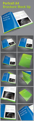 A4 Portrait Brochure Mock Up Brochure Brochure Print Mockup