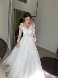 St Patrick Liberia 6 Illusion Sleeve Wedding Dress Wedding Dresses St Patrick Wedding Dress