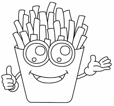 Home / food & fruits / french fries. Cartoon French Fries Coloring Page Free Printable Coloring Pages For Kids