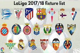 Spanish La Liga Fixtures 2017 2018 Spanish La Liga La Liga Head Soccer
