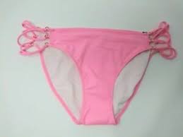 New Victorias Secret Pink Bikini Bottom Swim Strappy Side