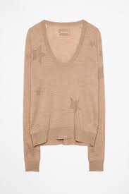 Red camel striped long sleeve sweater. Pin On Creative Stripe For Kniting Wear