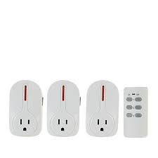 Wireless Remote Control Outlet Set 3 Pack 9051810 Hsn