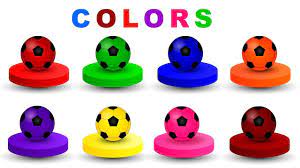 Learn Colors With Soccer Balls For Children Baby Colors With Balls For Learning Colors Coloring For Kids Baby Colors