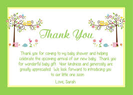 Baby Shower Thank You Notes Baby Shower Card Wording Baby Shower Thank You Cards Baby Shower Quotes