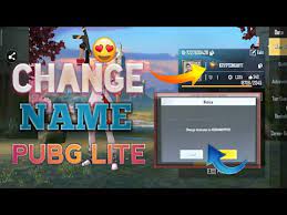 How To Change Name In Pubg Mobile Lite Pubg Lite Mein Name Change Kese Krte Hain Youtube