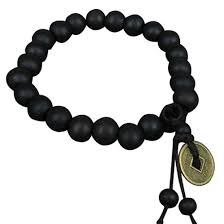 Armband aus Ebenholz und Kupfer