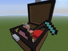 This minecraft tutorial explains how to add a lock to a chest so that the chest can only be opened if the player is holding an item with a specific name. Locked Giant 3d Chest Minecraft Map