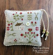I have written a tutorial to show you how i made it. 310 Pin Cushions Cross Stitch Ideas Cross Stitch Stitch Pin Cushions
