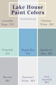 22 Lake House Paint Colors Ideas