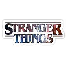 Stranger Things Galaxy Words Coisas Estranhas Adesivos Sticker Adesivos Tumblr