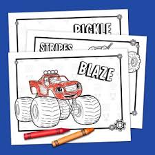 Blaze printable sonic coloring pages. Blaze Coloring Pack Nickelodeon Parents