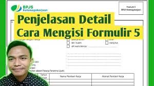 Cara Mengisi Formulir Pengajuan Klaim Jht Youtube