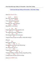 Lirik dari hati ke hati. Chord Dan Lirik Lagu Maliq D Essentials Mata Hati Telinga