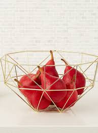 Gold Metal Fruit Bowl Bol De Fruits Corbeille De Fruits Decoration De Panier