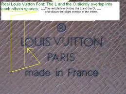 Louis Vuitton Fonts Real Or Fake