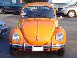 Brilliant Orange 1972 Beetle Paint