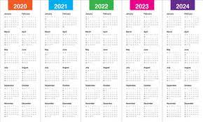 Download the printable 2024 calendar with holidays. Year 2020 2021 2022 2023 2024 Calendar Vector Design Template Simple And Clean Design Tasmeemme Com