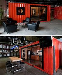 I Love Shipping Containers So A Luxury Shipping Container Inside A Cool Industrial Space Like A Bi Container House Shipping Container Office Container Office