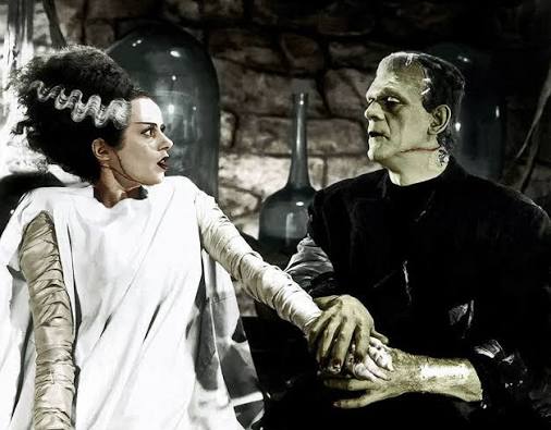 Bride of Frankenstein - Boris Karloff and Elsa Lanchester Poster Print by  Hollywood Photo Archive Hollywood Photo Archive - Item # VARPDX490183,  Color: Multicolor, Size: 24 x 18 | Michaels