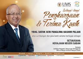 Pengarah jabatan kebajikan masyarakat negeri terengganu, puan mazura ngah abdul manan diiringi timbalannya, encik norazaman ab. Ums Official A Twitter Setinggi Tinggi Penghargaan Dan Terima Kasih Diucapkan Kepada Datuk Seri Panglima Hashim Paijan Atas Sumbangan Dan Jasa Bakti Selama Berbakti Sebagai Setiausaha Kerajaan Negeri Sabah Https T Co Ervno8onyh