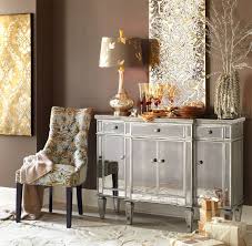 Hayworth Mirrored Silver Buffet Table A Bachelorette S Abode Dining Room Furniture Decor Dining Room Buffet