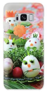 Funny Decorated Eggs For An Easter Breakfast Galaxy Case