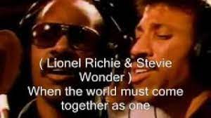 If i recall correctly it was on good friday at 3:00 p.m. We Are The World Usa Africa Singer S Name Lyric Youtube