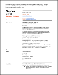 It can be tricky writing a cv when you don't have any professional work experience to include. 4 Computer Science Cs Resume Examples For 2021