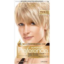 Dirty blonde hair color chart + swatches. L Oreal Paris Superior Preference Fade Defying Color Shine System 18 Fl Oz 9 5nb Lightest Natural Blonde 1 Kit Target