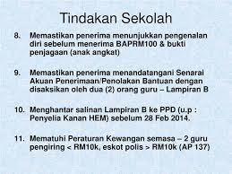Kerajaan memahami dan mengambil berat akan keperluan. Ppt Pelaksanaan Bantuan Awal Persekolahan 2014 Rm100 Powerpoint Presentation Id 3797387