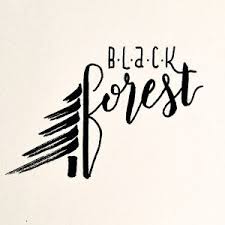 black forest schwarzwald hand lettering lettering handlettering mixed media malerei