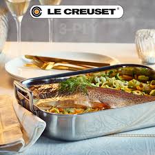 Up to 75% off, free shipping for all orders, discover le dutchoven exclusive colors. Le Creuset 3 Ply Rectangular Roaster Cookfunky