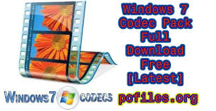 Windows 7 Codec Pack Full 4 2 6 Download Free Latest In 2020 Video Codec Free Download Media Player Classic