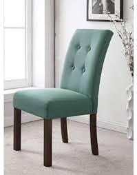 Homepop 4 Button Tufted Parson Chair Set Of 2 Walmart Com Parsons Dining Chairs Tufted Dining Room Chair Tufted Dining Chairs