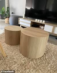 Visit kmart today to find a great selection of dog beds. Kmart Australia Shoppers Are Transforming Their Homes With A 49 Two Piece Oak Look Side Tables Daily Mail Online