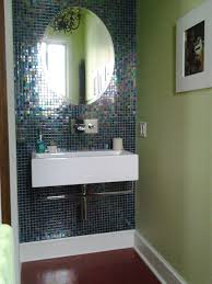 That's why a bathroom with a fun and surprising use of tile is so appealing: Funky Powder Room Contemporary Powder Room Montreal By Studio Noo Design Houzz