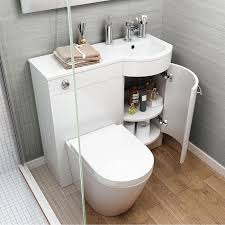 white bathroom vanity units with basin