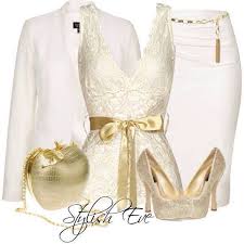 White Gold Outfit Stylish Eve Outfits Fashion Stylish Eve