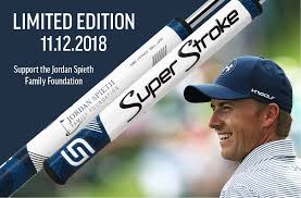 His left hand is leaning towards a slice hold and the right a hook hold with the added complication of some odd combination of interlocking and reverse overlapping going on between his fore finger left hand and pinkie on his right hand. Jordan Spieth Family Foundation The Golf Wire