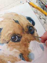 Under all that fur lies a roadmap. How To Paint A Dog Portrait B C Guides