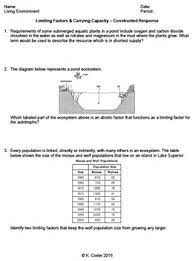 This Worksheet Has 25 Living Environment Regents Constructed Response Q Constructed Response Questions Environmental Science Lessons Science Teaching Resources