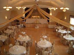 Banquet Hall Decorated For A Wedding Reception Gallery View Wedding Reception Hall Hall Decor Wedding Banquet Hall