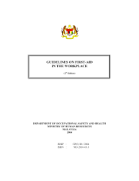 Such plans and designs shall be implemented by the employer and shall include detailed instructions and sketches indicating the prescribed method of erection. Guidelines On First Aid