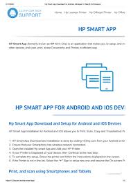 Hp россия эксперт 8 месяцев назад. Hp Smart App Download For Android Windows 10 Mac Amp Ios Devices By 123hpcom Tech Issuu