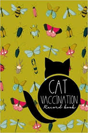 Cat Vaccination Record Book Vaccination Chart Vaccination