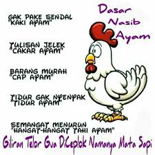 Ali mula menghilangkan diri tidak menghadiri latihan bola sepak tidak seperti minggu pertama dia memasuki. Semangat Hangat Tai Ayam Lucu Ungkapan Lucu Teks Lucu