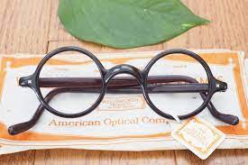 Vintage Eyeglass American Optical 1930 S Round American Optical Frames Very Rare New Old Stock With Original Sal Vintage Eyeglasses Sale Tag Sunglasses Vintage