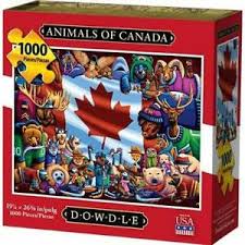 Puzzle is 1000 pieces and is 18 x 24. 1000 Piece Dowdle Folk Art Sg B078shnjgm Us Animals Of Canada Dowdle Jigsaw Puzzle Toys Games Jigsaw Puzzles